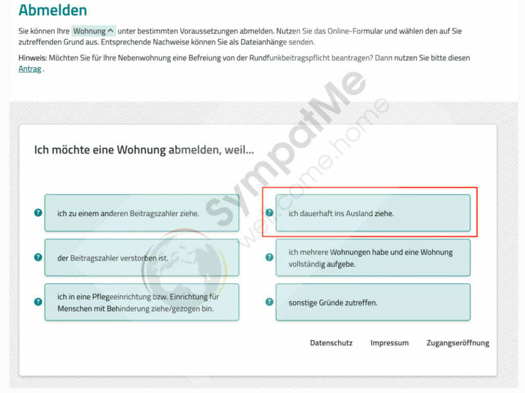 How to cancel broadcasting fees in Germany